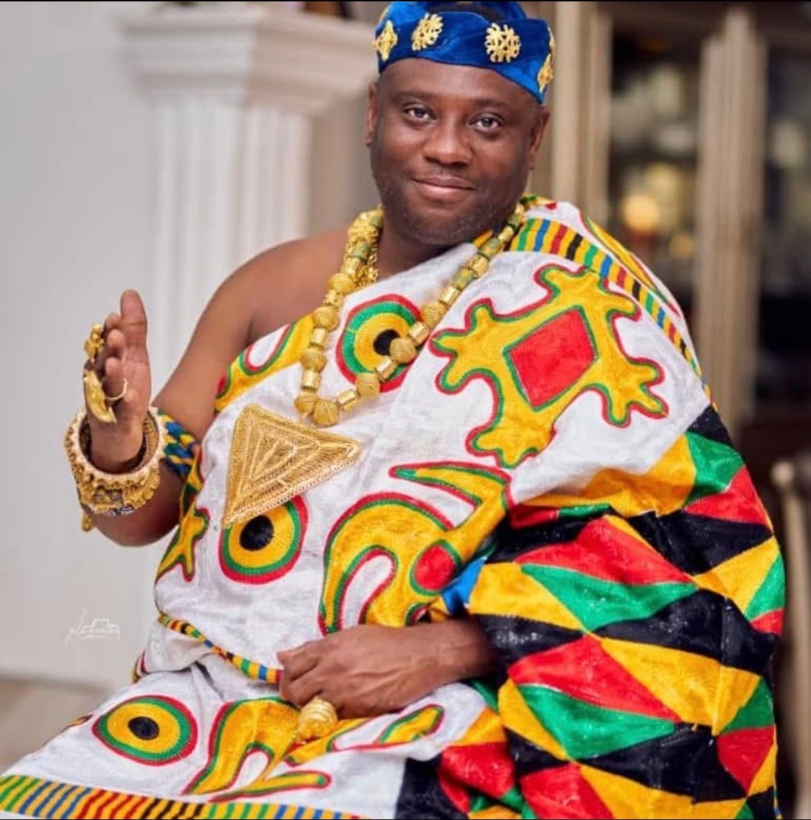 Official portrait of Obrempong Ameyaw Amponsem II